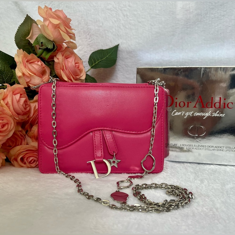 ✨Christian Dior Addict Crossbody Bag/ Lipstick Case Beauty Collection.